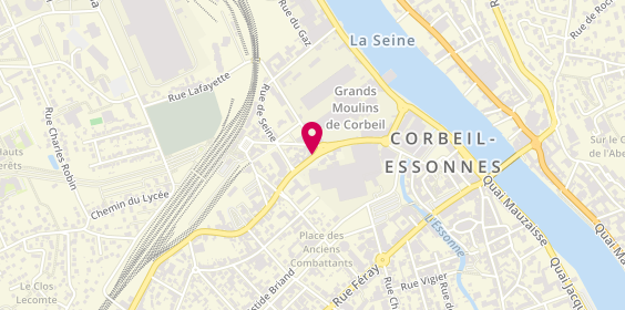 Plan de Elfan, 4 Rue General Leclerc, 91100 Corbeil-Essonnes