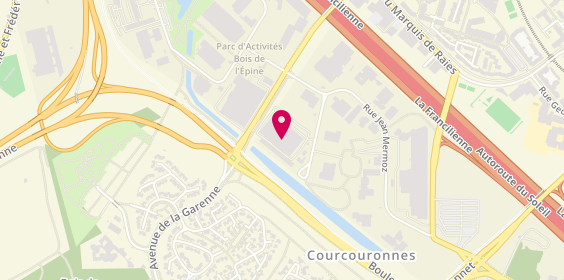 Plan de RDN Bâtiment, 6 Rue Maryse Bastié, 91080 Évry-Courcouronnes