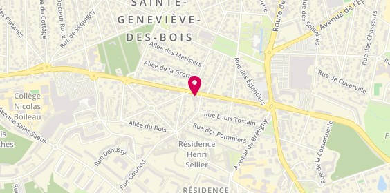 Plan de Smpe, 53 avenue du Régiment Normandie Niemen, 91700 Sainte-Geneviève-des-Bois
