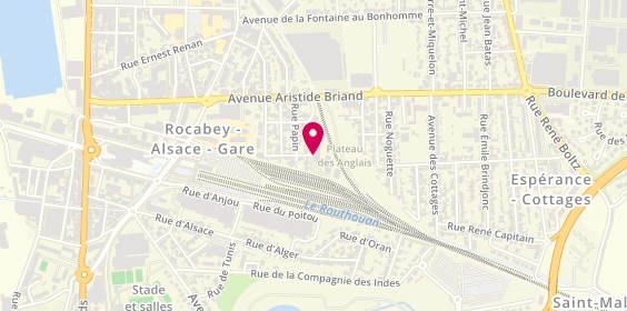 Plan de SAUTEREAU Aurélien, 34 Rue Miriel, 35400 Saint-Malo