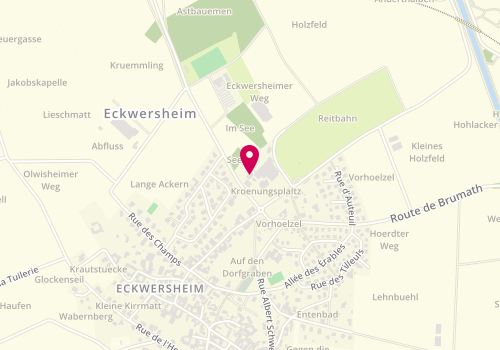 Plan de HAAG Luigi, 59 Route de Brumath (59 A), 67550 Eckwersheim