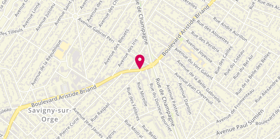 Plan de BENMOUSSA Khalid, 185 Boulevard Aristide Briand, 91600 Savigny-sur-Orge