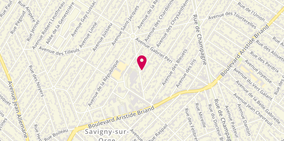 Plan de Da Rocha Braga Christina, 4 Avenue Chrysanthèmes, 91600 Savigny-sur-Orge