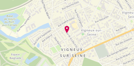 Plan de Cardarelli, 16 Rue Côte d'Or, 91270 Vigneux-sur-Seine