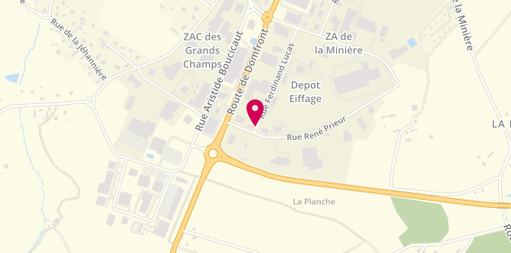Plan de SAS Chatelais, 369 Rue Ferdinand Lucas Zone Industrielle De
La Crochère, 61100 Flers