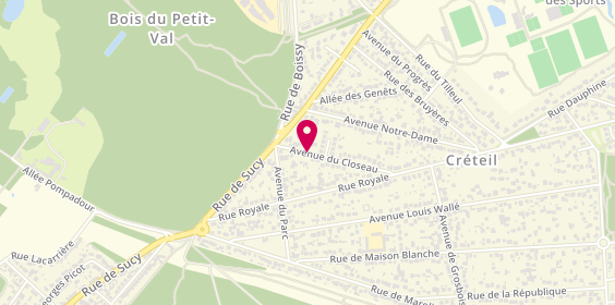 Plan de A.F Maconnerie, 10 Avenue Closeau, Bis, 94470 Boissy-Saint-Léger