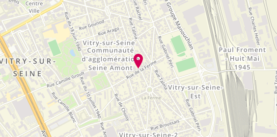 Plan de Ramide, 34 Rue Ferme, 94400 Vitry-sur-Seine