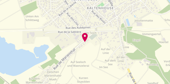 Plan de Junger Batiment, 3 C Rue de Marienthal, 67240 Kaltenhouse