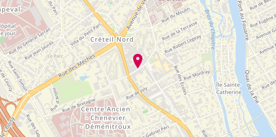 Plan de Mandino, 8 Rue d'Estienne d'Orves, 94000 Créteil