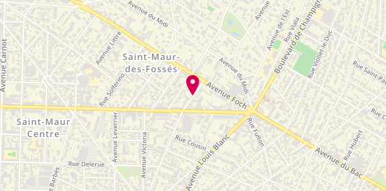 Plan de STE Danjon Frères, 16 2 Boulevards, 94100 Saint-Maur-des-Fossés