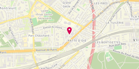 Plan de Rdc, 13 Rue Près Aux Bois, 78000 Versailles