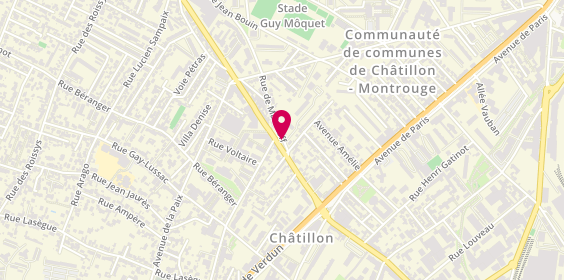 Plan de E.C.M.B, 1 Rue de Malakoff, 92320 Châtillon