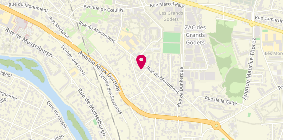 Plan de Crg Bat, 6 Rue Rene Laennec, 94500 Champigny-sur-Marne