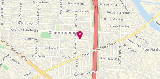 Plan de R.M.P, 119 Rue Chevreul, 94700 Maisons-Alfort