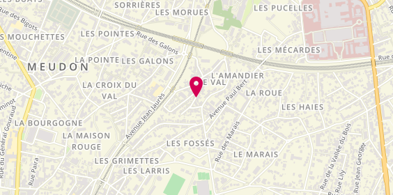 Plan de SANTOS Antonio, 23 Rue Vignes, 92190 Meudon