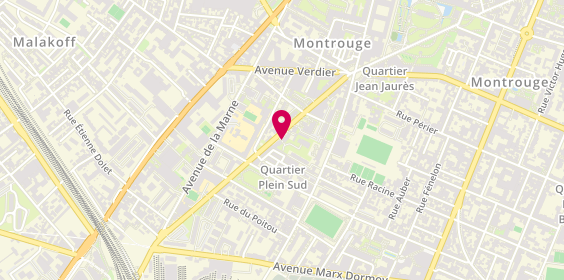 Plan de Crea, 111 avenue Jean Jaurès, 92120 Montrouge