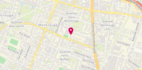 Plan de Creamac, 3 Rue de la Solidarité, 92120 Montrouge