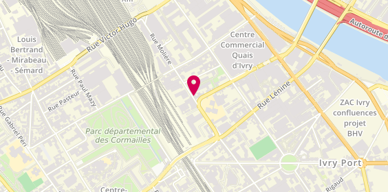 Plan de Jdc Entreprise, 84 Rue Molière, 94200 Ivry-sur-Seine