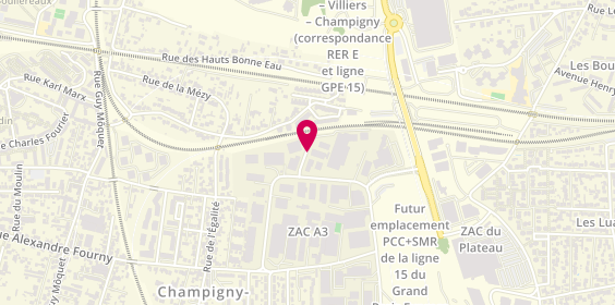 Plan de Sodeter, 4 Rue des Armoiries, 94500 Champigny-sur-Marne