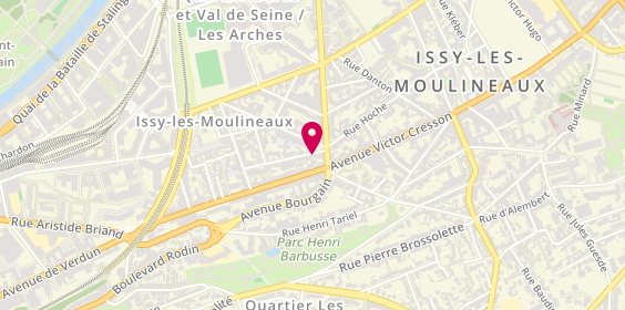 Plan de Paul Construction, 5 allée des Cîteaux, 92130 Issy-les-Moulineaux