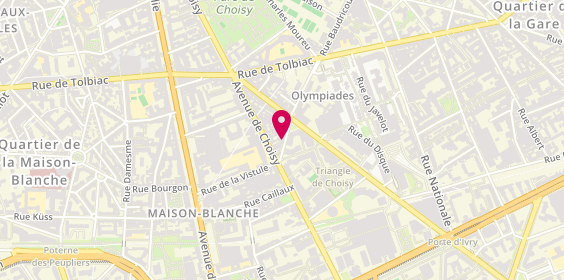 Plan de CHUNG Thomas, 86 Rue Baudricourt, 75013 Paris