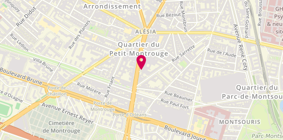Plan de Peg Batiment, 101 Avenue du General Leclerc, 75014 Paris