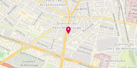 Plan de Smb, 99 Bis Avenue General Leclerc, 75014 Paris