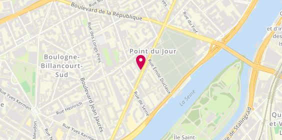 Plan de Tgm, 31 avenue Pierre Grenier, 92100 Boulogne-Billancourt