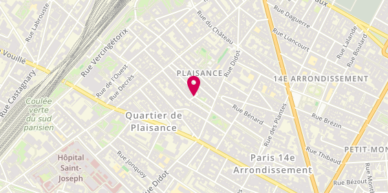 Plan de Entreprise Tedeschi, 17 Rue des Thermopyles, 75014 Paris