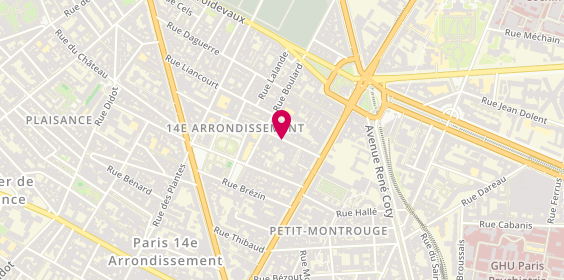 Plan de Jose Batiment, 13 Rue Ernest Cresson, 75014 Paris