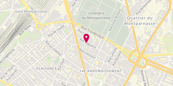 Plan de Gerosa Entreprise, 79 Rue Daguerre, 75014 Paris