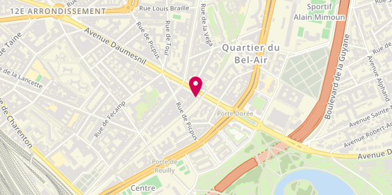 Plan de Martinez & Associes, 266 avenue Daumesnil, 75012 Paris