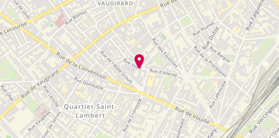 Plan de Entrep General Constr Renovat Parisienne, 18 Rue Yvart, 75015 Paris