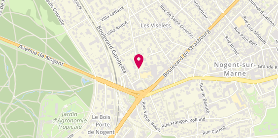 Plan de Da Silva Entreprise, 8 Rue de Fontenay, 94130 Nogent-sur-Marne