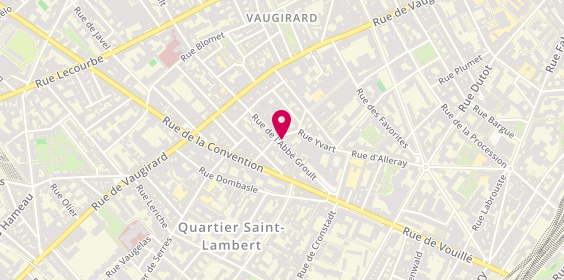 Plan de Le Castor Batemernt Renovation, 17 Rue Carnot 113 Rue Abbé Groult, 75015 Paris