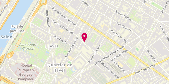 Plan de Ag Bat Aouni, 79 Rue des Cevennes, 75015 Paris