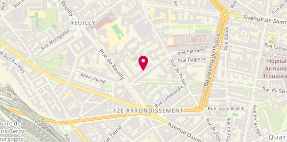 Plan de Martins, 39 Rue de la Gare de Reuilly, 75012 Paris