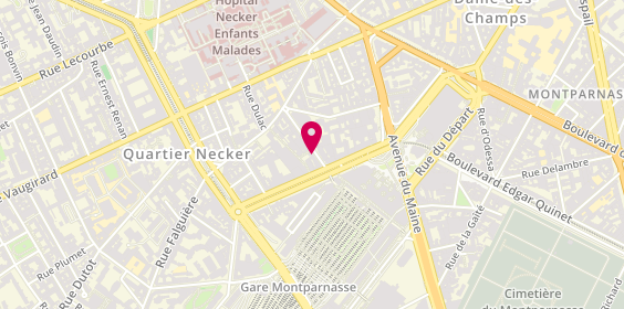 Plan de PANCRACIO RODRIGUES FRANCISCO, 18 Rue Armand Moisant, 75015 Paris