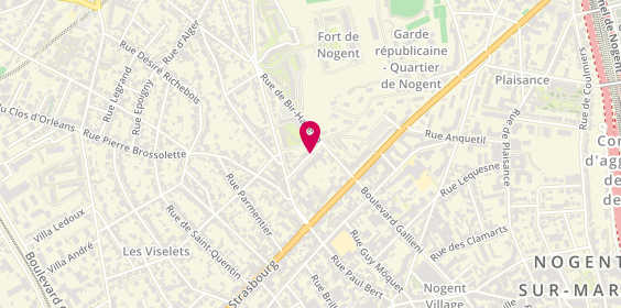 Plan de Societe Generale des Travaux du Batiment, 14 Rue Gaston Margerie, 94130 Nogent-sur-Marne