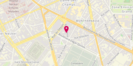 Plan de Rinnobat, 16Bis Rue d'Odessa, 75014 Paris
