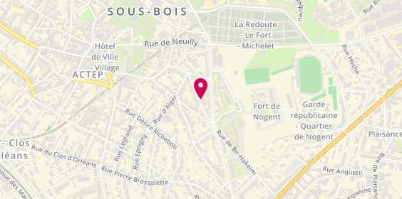 Plan de Vimabat, 21 Rue Pierre Larousse, 94120 Fontenay-sous-Bois