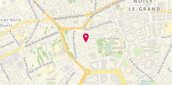 Plan de Beaudon Romain, 28 Rue Roger Salengro, 93160 Noisy-le-Grand