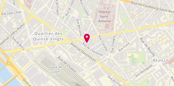 Plan de P.M.T.P, 117 Rue de Charenton, 75012 Paris