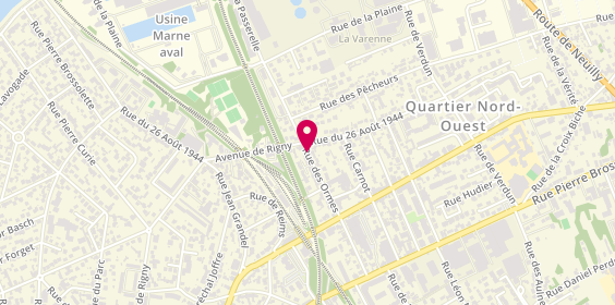 Plan de Optim'Entreprise, 1 Bis Rue Ormes, 93160 Noisy-le-Grand