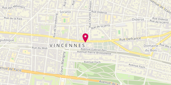 Plan de Bishy Bat, 29 Rue de Fontenay, 94300 Vincennes