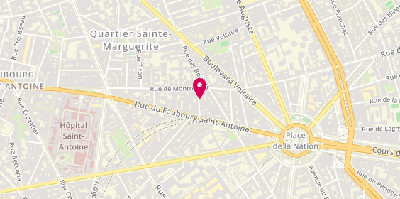 Plan de Lbm, 6 Rue Marguerite Gonnet, 75011 Paris