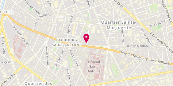 Plan de Aetm, 3 Rue Saint-Bernard, 75011 Paris