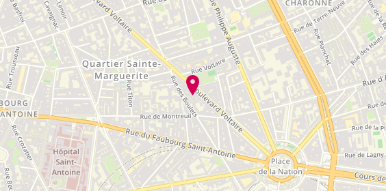 Plan de Acpf Renovation & Maintenance, 242 Boulevard Voltaire, 75011 Paris