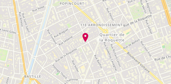 Plan de Atelier A 2, 77 Rue de la Roquette, 75011 Paris