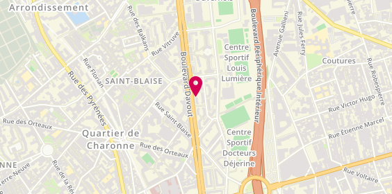 Plan de Simagot, 102 Boulevard Davout, 75020 Paris